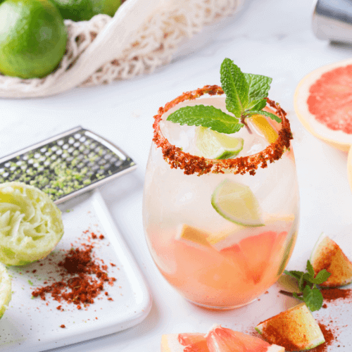 mezcal paloma cocktail