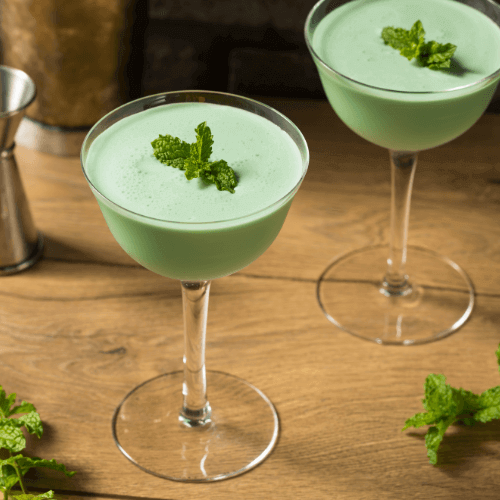 the grasshopper cocktail